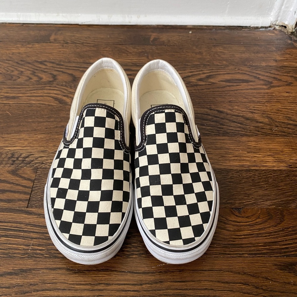 Checkered Vans, women’s size 8! Unworn!